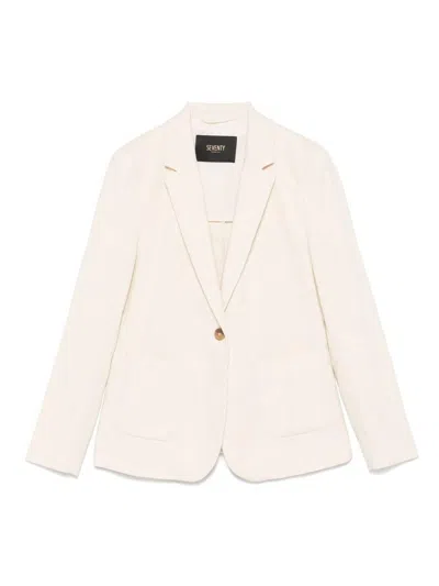 Seventy Crem Cotton Blazer