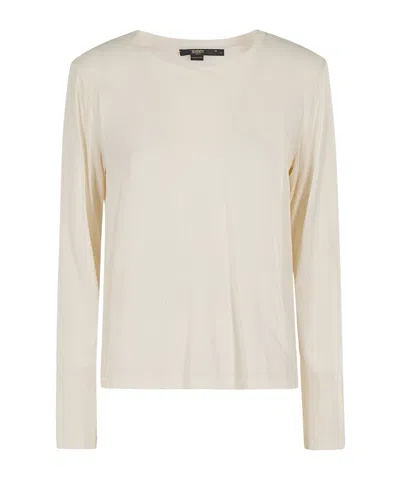 Seventy Crew-neck Long-sleeve T-shirt In White
