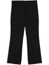 Seventy Straight Leg Pants With Lapel In Black