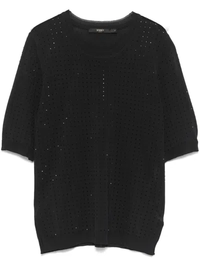 Seventy Crystal-embellished Top In Blue