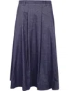 Seventy Stylish And Versatile Skirt In Blue