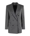 Seventy Double-breasted Blazer In Gray