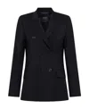 Seventy Double-breasted Blazer In Black