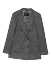 Seventy Double-breasted Blazer In Gray