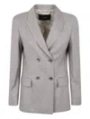 Seventy Double-breasted Blazer In Neutral
