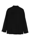 Seventy Double-breasted Button Blazer In Black