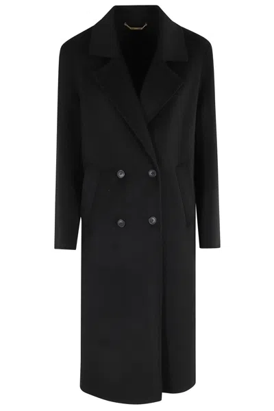 SEVENTY DOUBLE-BREASTED LONG WOOL-BLEND COAT