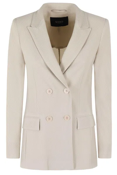 SEVENTY DOUBLE-BREASTED TAILORED BLAZER