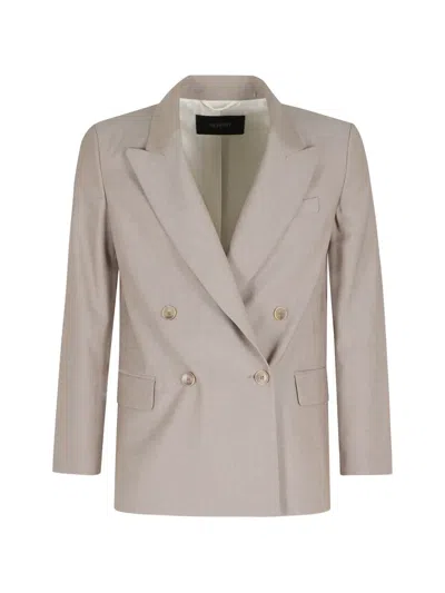Seventy Double-breasted Blazer In Neutral