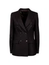 Seventy Double-breasted Jacket In Brown