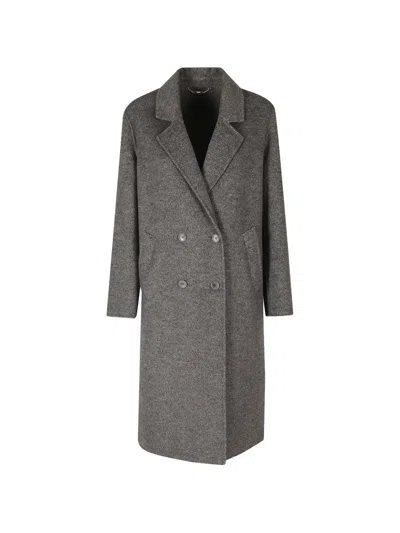 SEVENTY DOUBLE-BREASTED NOTCHED-LAPELS COAT