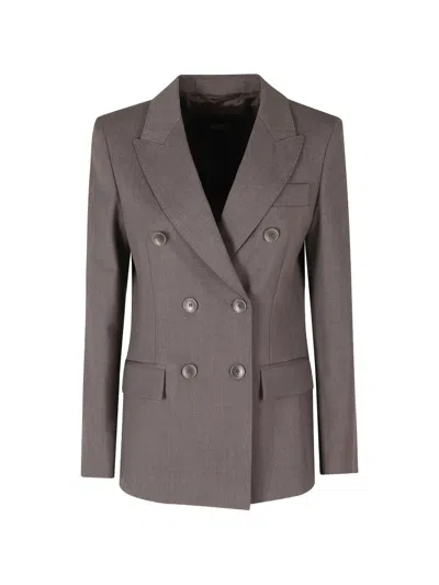 SEVENTY DOUBLE-BREASTED PEAK-LAPELS BLAZER