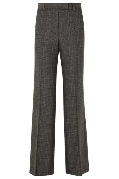 Seventy Dove Gray Prince Of Wales Check Straight-leg Pants