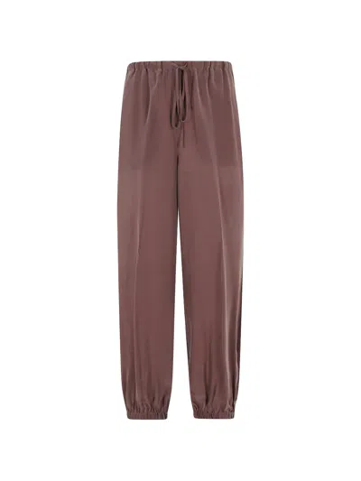 Seventy Drawstring Track Pants In Brown