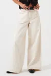 Seventy Eight And Sunny Bay Wide Leg Jean In Ecru In Multi
