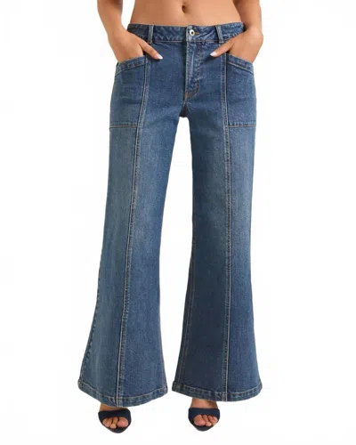 Seventy Eight And Sunny Nomad Flare Jean In Storm Blue