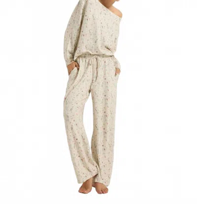 Seventy Eight And Sunny Tracy Sleep Set In Off-white/ Multi In Neutral