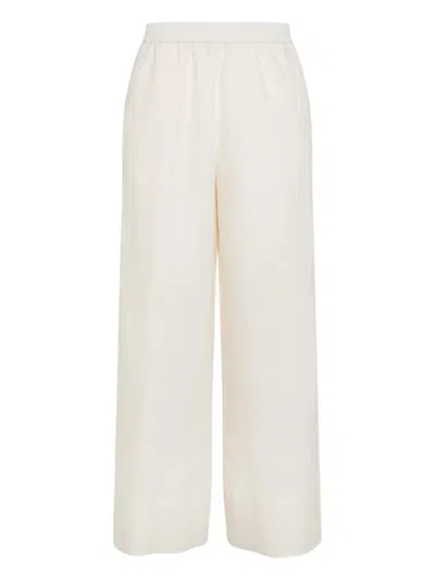 Seventy Elastic-waist Trousers In White