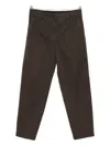 Seventy Elastic-waistband Trousers In Brown
