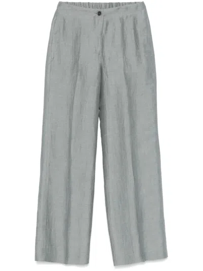 Seventy Elasticated-rear Trousers In Green