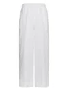 Seventy Elasticated-waistband Trousers In White