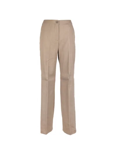 Seventy Elasticated-waist Pressed-crease Trousers In Multi