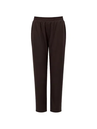 Seventy Elasticated-waistband Trousers In Brown