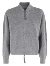 Seventy Embellished Jacket In Gray