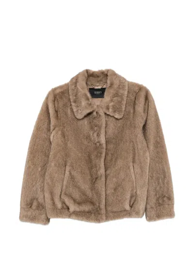 Seventy Faux-fur Jacket In Brown