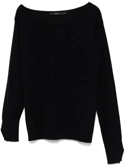 Seventy Fine-knit Sweater In Black