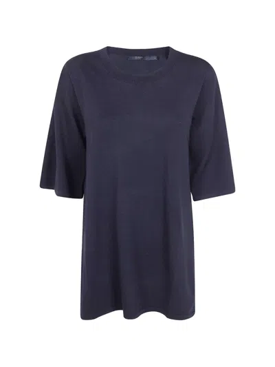 Seventy Flared-sleeve T-shirt In Blue