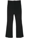 Seventy Straight Leg Pants With Lapel In Black