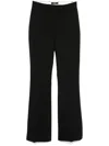 Seventy Straight Leg Pants With Lapel In Black