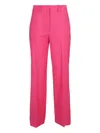 Seventy Flat-front Tailored Trousers In Pink
