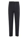 Seventy Flat-front Trousers In Black