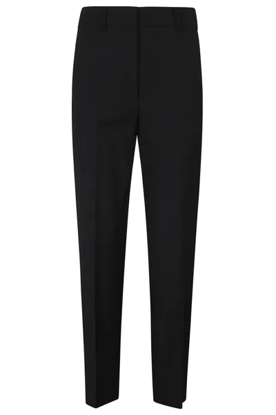 SEVENTY SEVENTY FRESH WOOL TROUSERS - BLACK