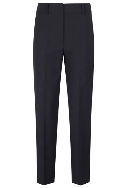SEVENTY SEVENTY FRESH WOOL TROUSERS - BLUE