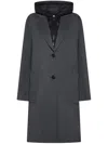 Seventy Double-faced Hooded Coat In Gray