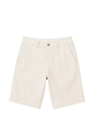 Seventy Gabardine Button-fastening Shorts In Neutral