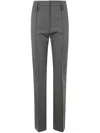 Seventy Gabardine Straight Leg Pants In Grey