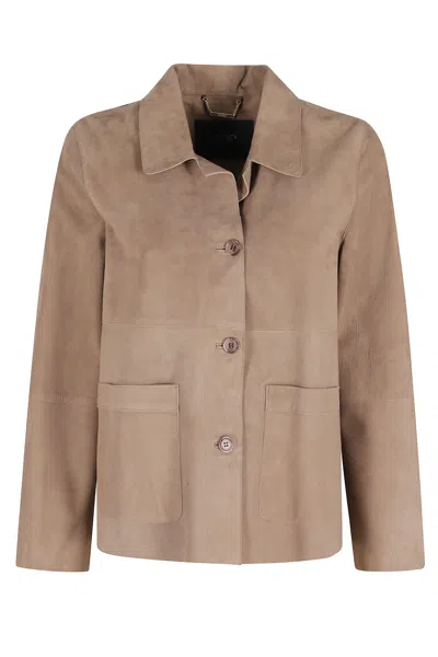 Seventy Long-sleeved Single-breasted Jacket In Brown