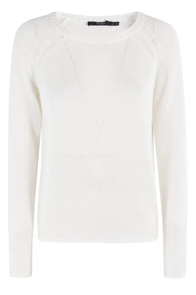 Seventy Girocollo Raglan Costa Inglese E Rasato In White