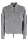 Seventy Jacket With Embroidery In Gray