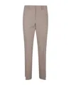 Seventy High-waist Flared Cropped Trousers In Neutral