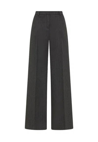 Seventy High Waist Pants  Gessato In Black