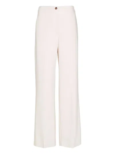 Seventy High-waisted Trousers In White