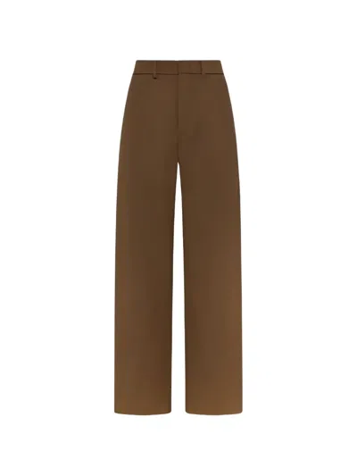 Seventy High-waisted Palazzo Pants In Brown