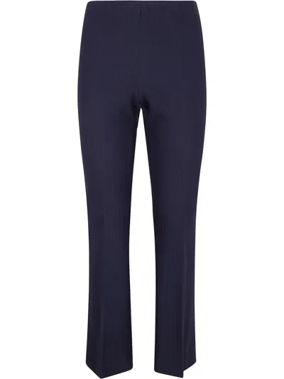 Seventy Honeycomb-knit Trousers In Blue