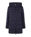 Seventy Hooded Down Jacket In Blue