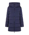 Seventy Hooded Down Jacket In Blue